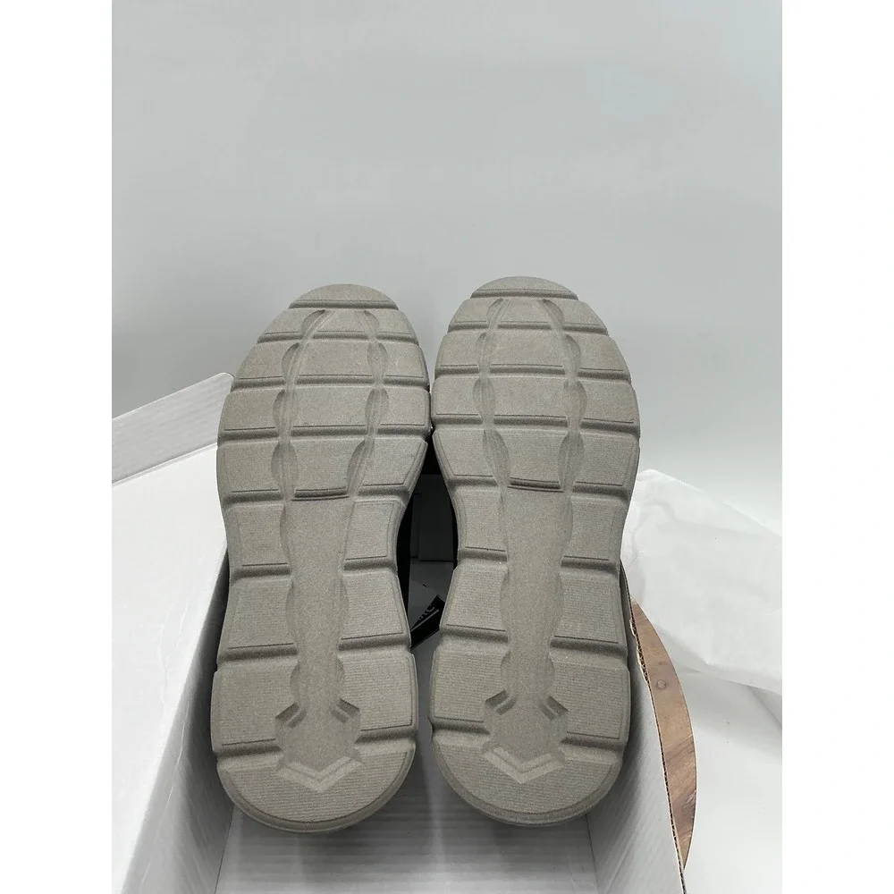 Aston Marc Eglon-01 Mens Black Perforated Hybrid Dress Sneakers Size 12 H-7112